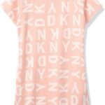 فستان بناتي وردي دكني Dkny