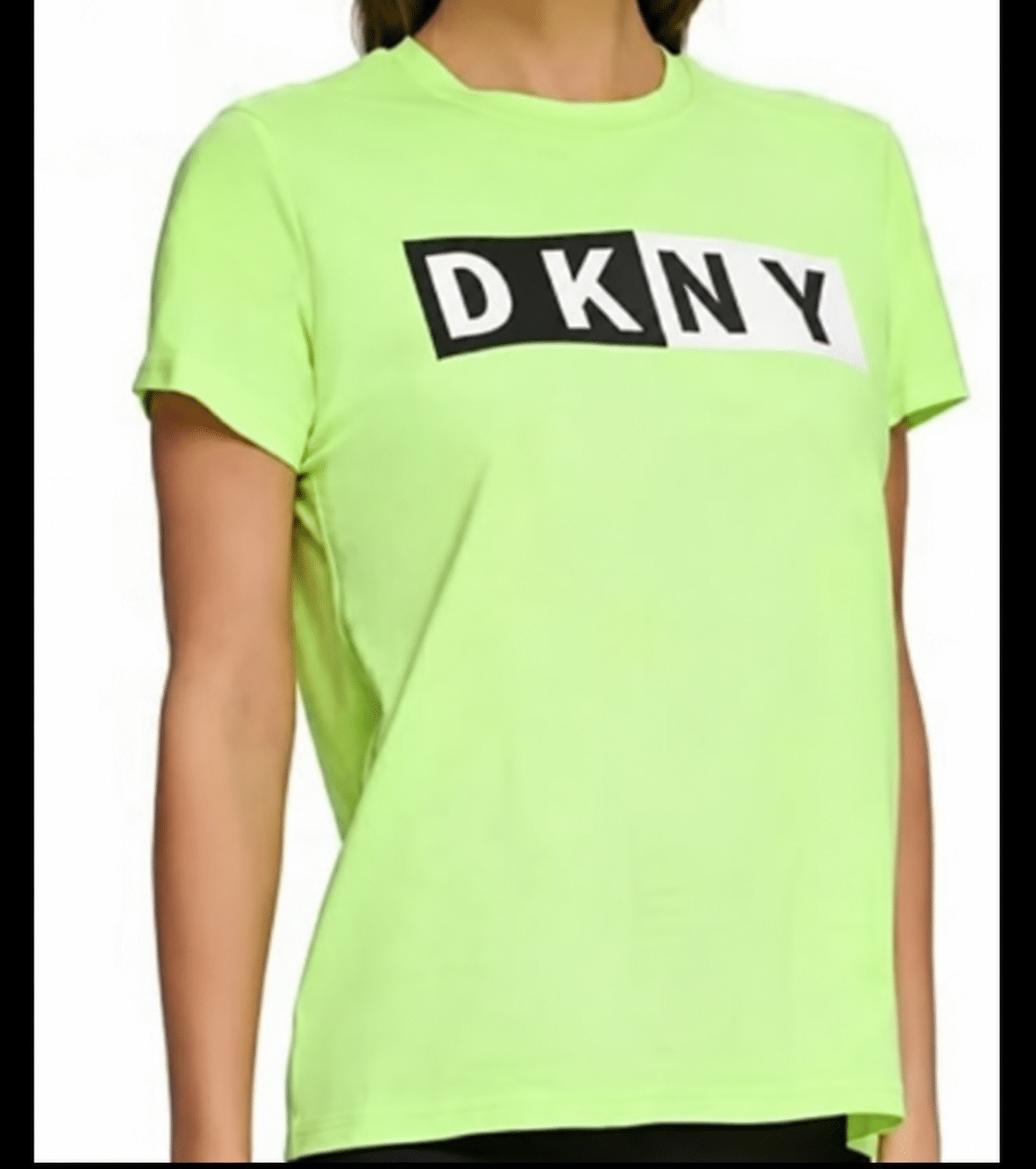 43C6CF9C-8492-448E-AE2D-5DF5317FDA47 تيشرت نسائي قطن تفاحي دكني Dkny - الصورة 1