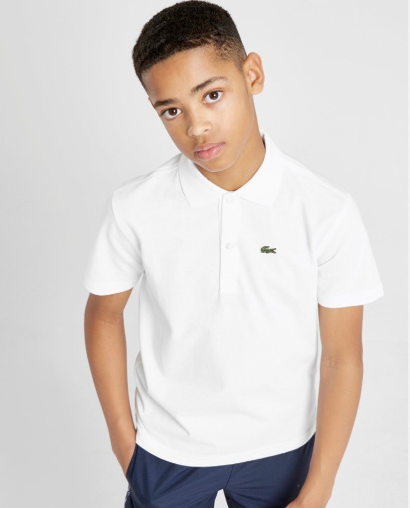 4rdqiifxTRLraW7pO2EZw5K8OYWsx7jodiAWHXyJ تيشرت بولو أبيض Lacoste - الصورة 1