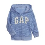 بلوفر بناتي ازرق بنقش قاب  Gap