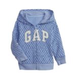 بلوفر بناتي ازرق بنقش قاب  Gap