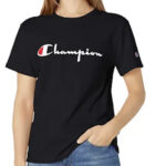 تيشرت تشامبيون Champion نسائي - اسود - أصلي