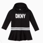 ⁦فستان بناتي  أسود دكني Dkny⁩ - الصورة ⁦2⁩