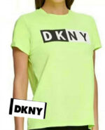 ⁦تيشرت نسائي قطن تفاحي دكني  Dkny⁩ - الصورة ⁦2⁩