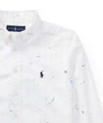 ⁦قميص ولادي ربيعي  رالف لورين Ralph Lauren أبيض⁩ - الصورة ⁦2⁩
