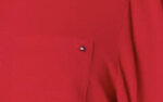 ⁦قميص نسائي تومي هيلفيغر (Tommy Hilfiger) احمر جرجيت اصلي⁩ - الصورة ⁦4⁩