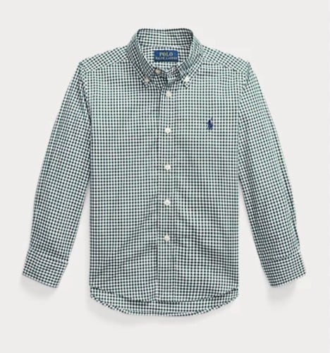 K1rQ8qXEm5A6WIGkrDlin9YAMLvDerTz3dd6crip قميص ولادي رالف لورين Ralph Lauren مقلم - الصورة 1