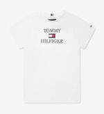 تيشرت ولادي تومي هيلفيغر (Tommy Hilfiger) ابيض قطن اصلي
