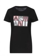 ⁦تيشرت أسود بشعار Armani⁩ - الصورة ⁦3⁩
