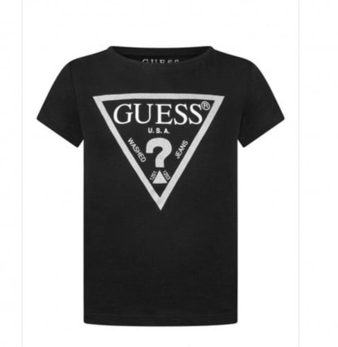 XmaQXxDoHU0F3myRlNRsVZtFM7eCiPQ0w3sbiBly تيشرت أسود Guess - الصورة 1