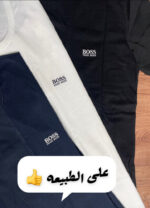 ⁦تيشرت قطن كحلي Boss⁩ - الصورة ⁦4⁩