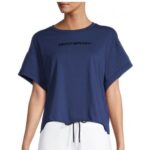 تيشرت نسائي قطن كحلي دكني  Dkny