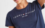 ⁦تيشرت بناتي تومي هيلفيغر (Tommy Hilfiger) كحلي  قطن اصلي⁩ - الصورة ⁦3⁩