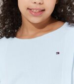 ⁦فستان بناتي تومي هيلفيغر (Tommy Hilfiger) سماوي⁩ - الصورة ⁦5⁩