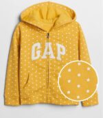 ⁦بلوفر بناتي ازرق بنقش قاب  Gap⁩ - الصورة ⁦3⁩