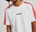 ⁦تيشرت رجالي اديداس| Adidas ابيض⁩ - الصورة ⁦3⁩