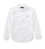 قميص ولادي ربيعي  رالف لورين Ralph Lauren أبيض