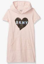 ⁦فستان بناتي وردي بفبعه دكني Dkny⁩ - الصورة ⁦2⁩