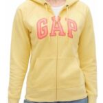 بلوفر  هودي نسائي قاب | Gap أصفر