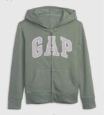 بلوفر  بلوفر هودي بناتي قاب | Gap زيتي