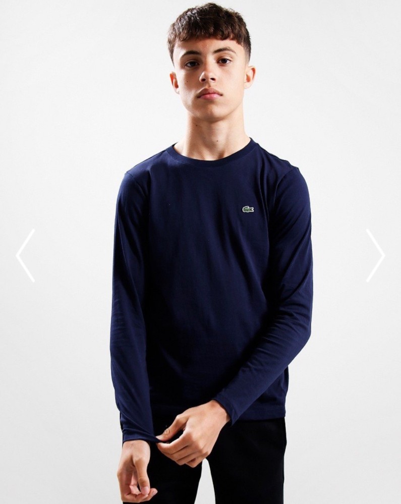 mh3DWOzpK0Whs5KlKmm3u0hZHkSS7rQ7QNReeHHt تيشرت كحلي Lacoste - الصورة 1