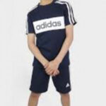 طقم كحلي قطن Adidas