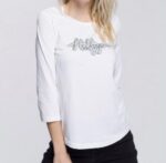 تيشيرت  نسائي تومي هيلفيغر ( Tommy Hilfiger ) ابيض