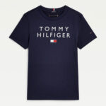 تيشرت بناتي تومي هيلفيغر (Tommy Hilfiger) كحلي  قطن اصلي